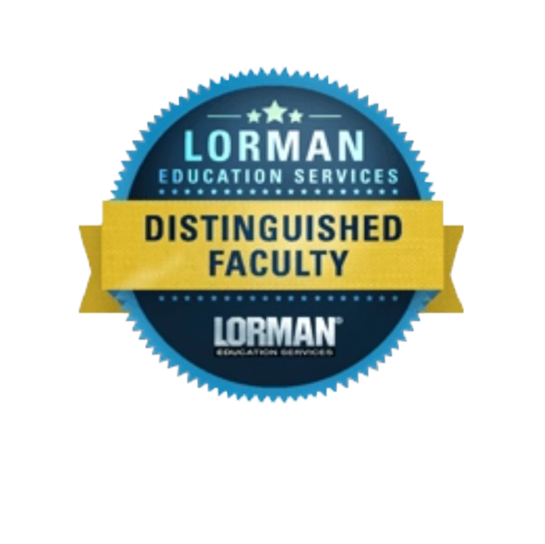 Lorman Educational Services Badge Faculty